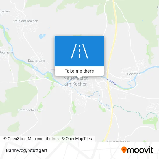 Bahnweg map