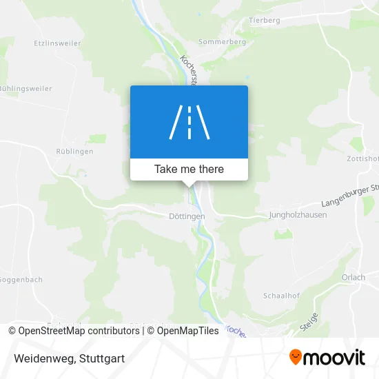 Карта Weidenweg