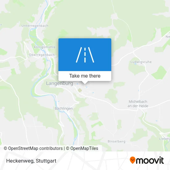 Карта Heckenweg