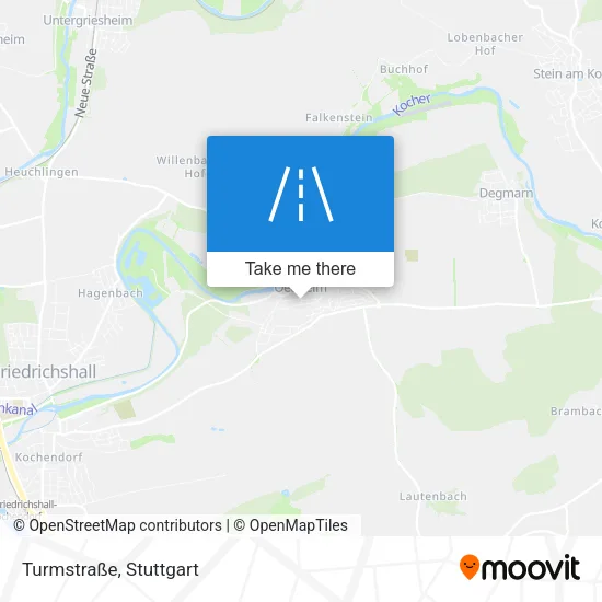 Карта Turmstraße