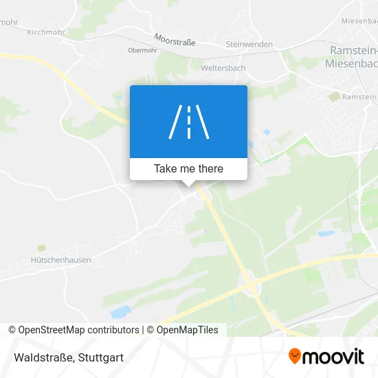 Карта Waldstraße