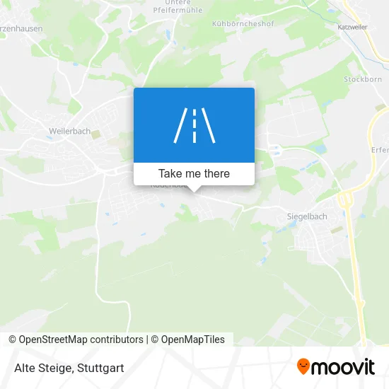 Карта Alte Steige