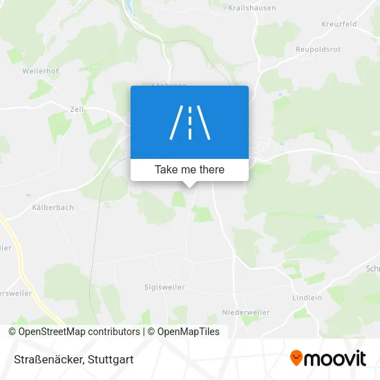 Карта Straßenäcker