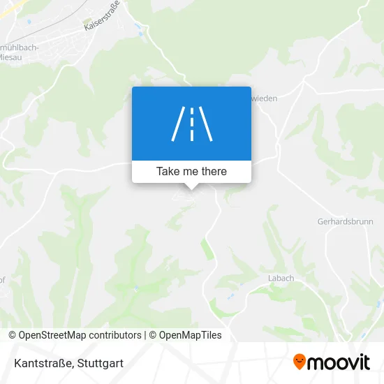 Карта Kantstraße