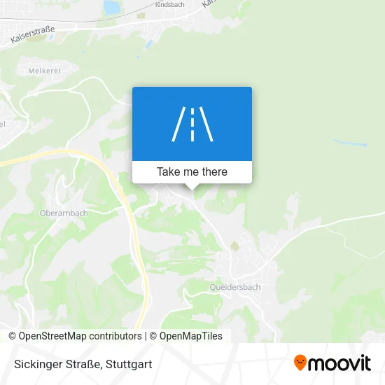 Карта Sickinger Straße