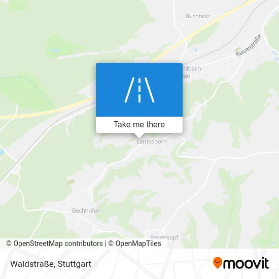 Карта Waldstraße