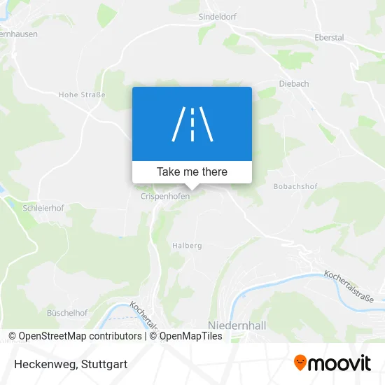 Карта Heckenweg