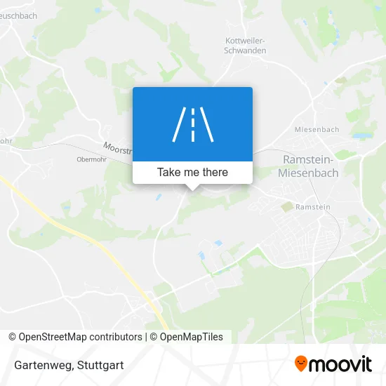 Карта Gartenweg