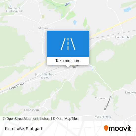 Карта Flurstraße