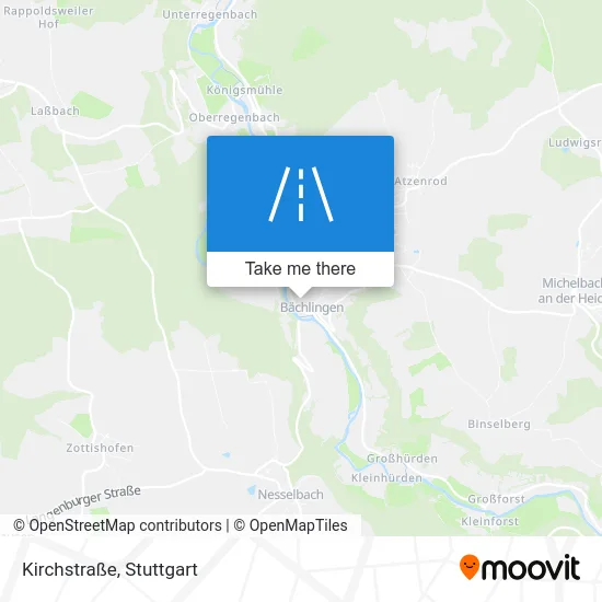 Карта Kirchstraße