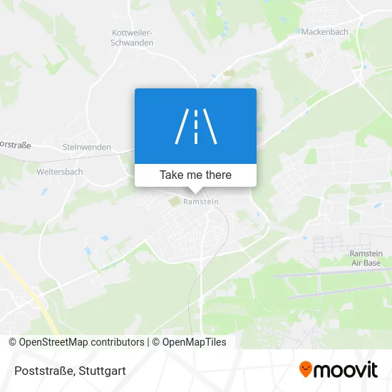 Карта Poststraße