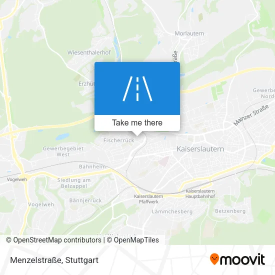 Карта Menzelstraße