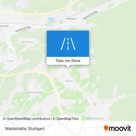 Карта Waldstraße