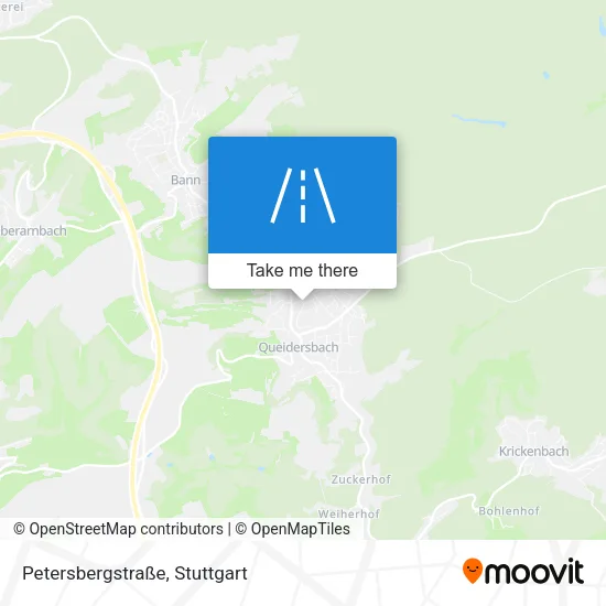 Карта Petersbergstraße