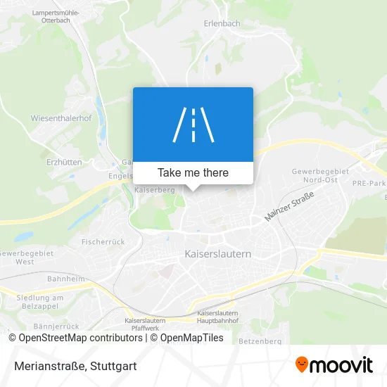 Карта Merianstraße