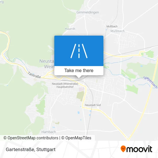 Карта Gartenstraße