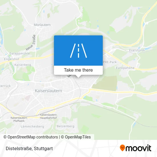 Карта Distelstraße