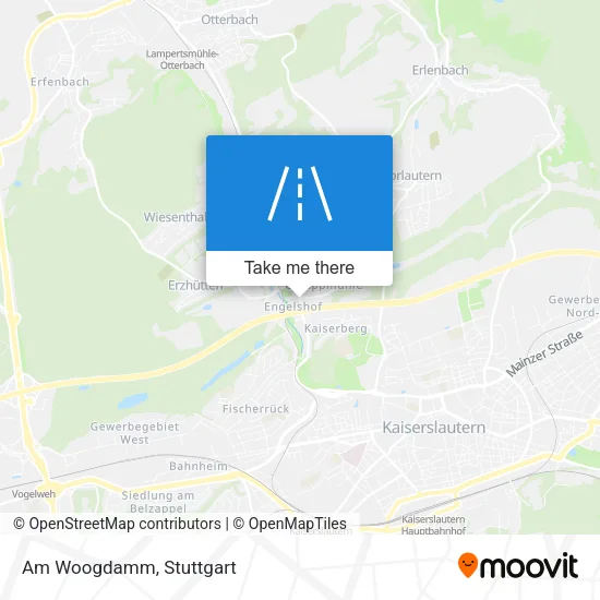 Карта Am Woogdamm