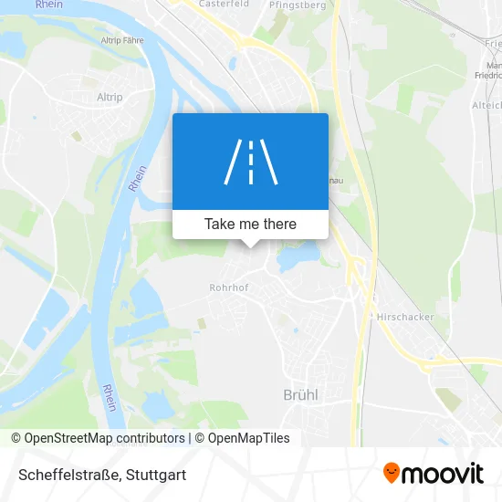 Карта Scheffelstraße