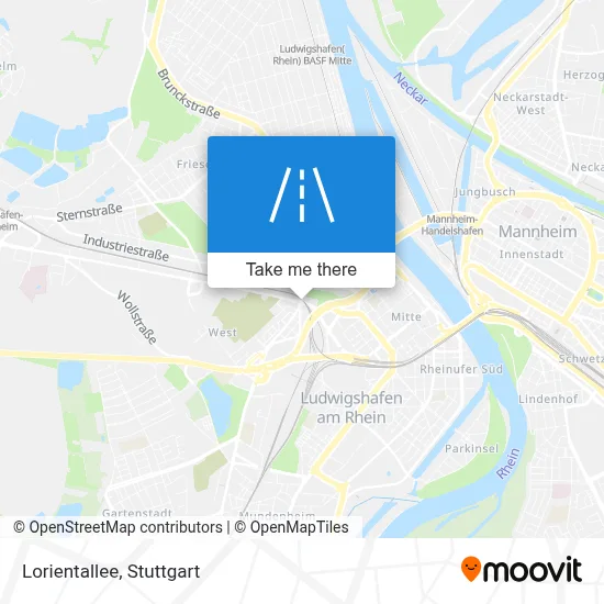 Lorientallee map