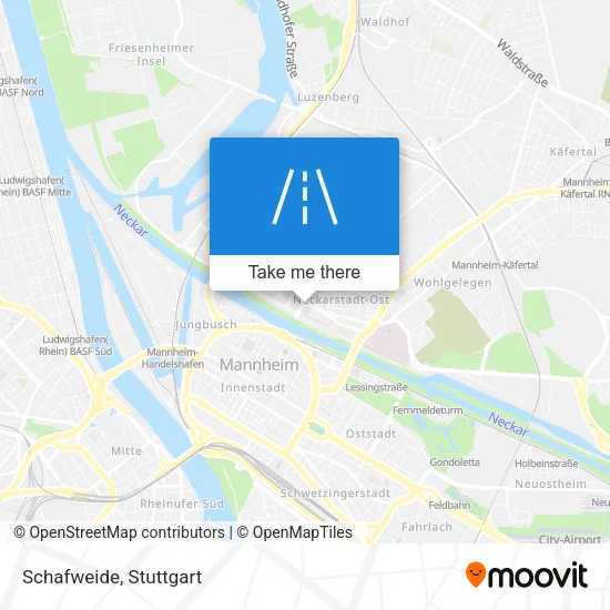 Карта Schafweide