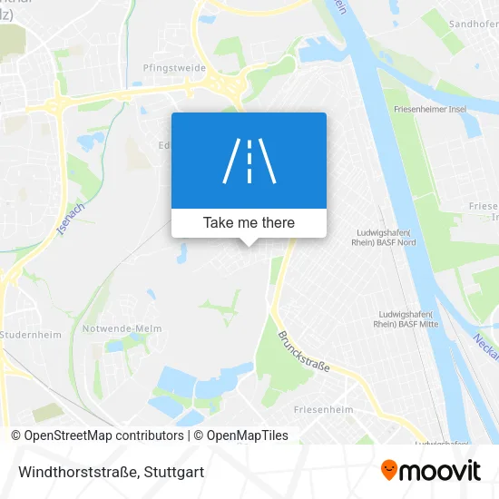Карта Windthorststraße