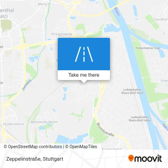 Карта Zeppelinstraße