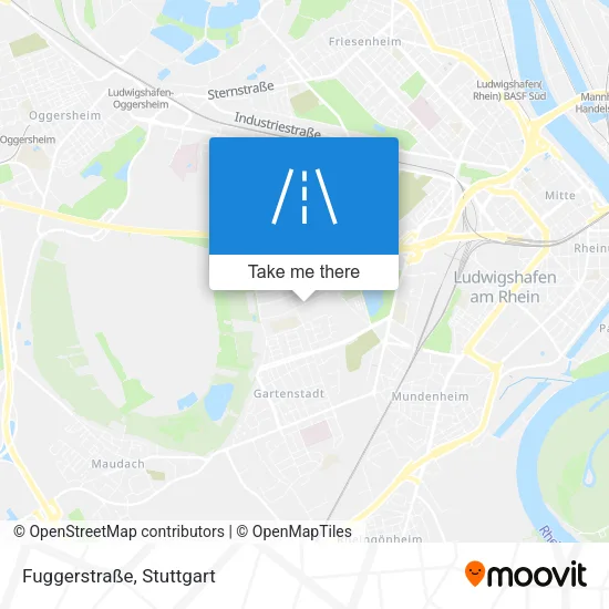 Карта Fuggerstraße
