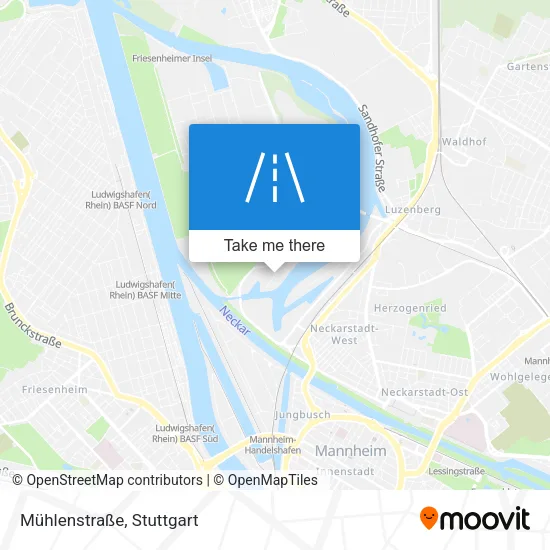 Карта Mühlenstraße