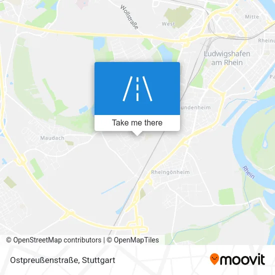 Карта Ostpreußenstraße