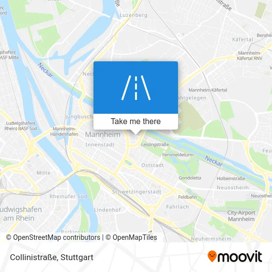 Карта Collinistraße
