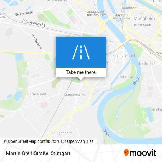 Карта Martin-Greif-Straße