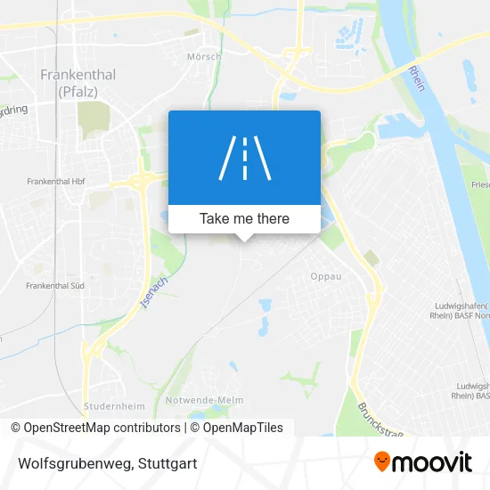 Карта Wolfsgrubenweg