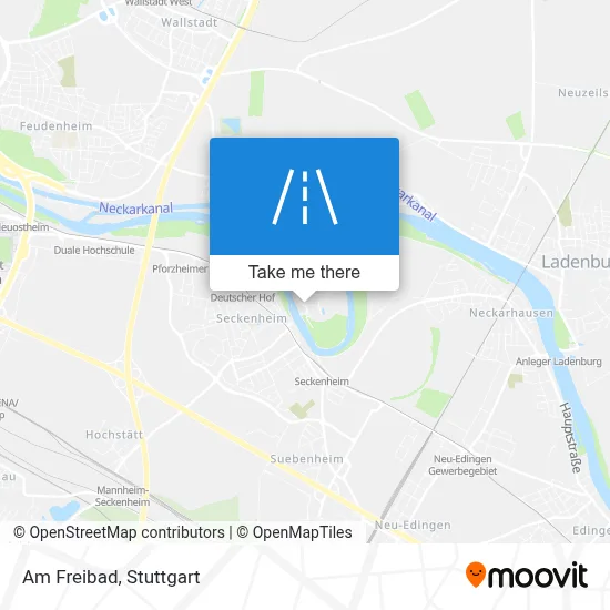 Am Freibad map