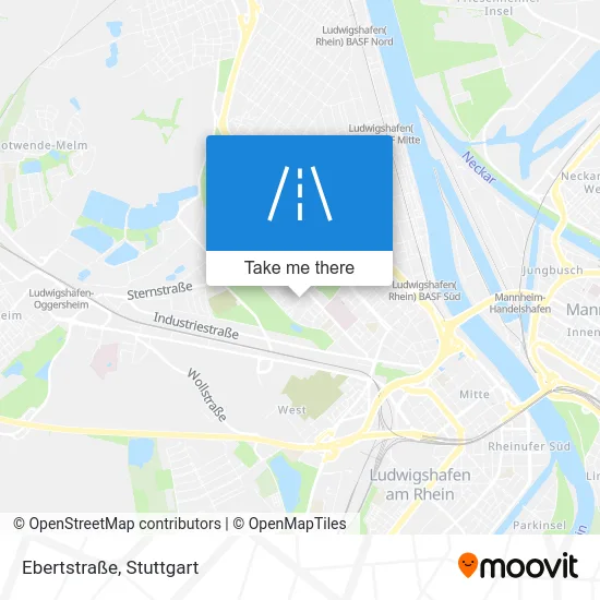 Карта Ebertstraße