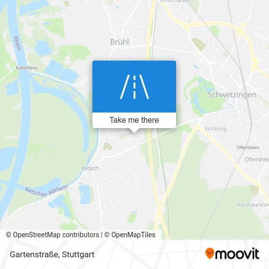 Карта Gartenstraße
