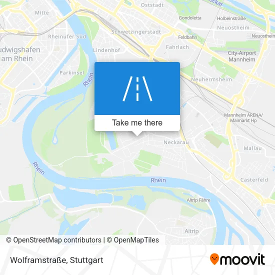 Карта Wolframstraße