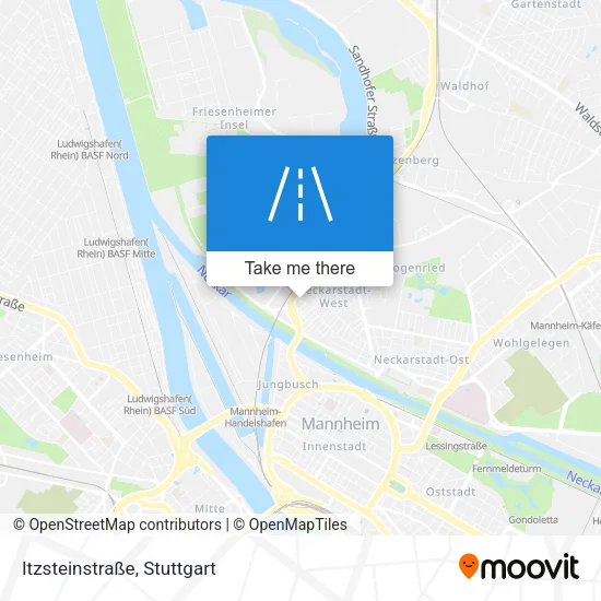 Карта Itzsteinstraße