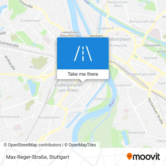 Карта Max-Reger-Straße