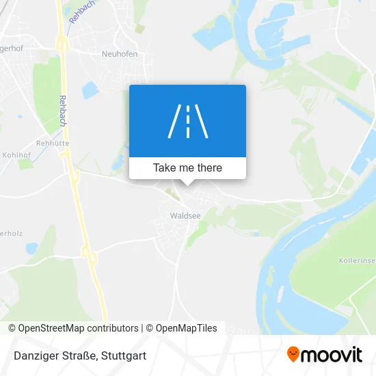 Карта Danziger Straße