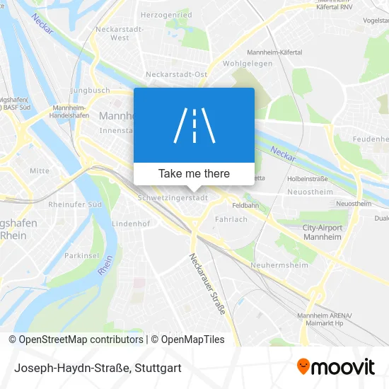 Карта Joseph-Haydn-Straße