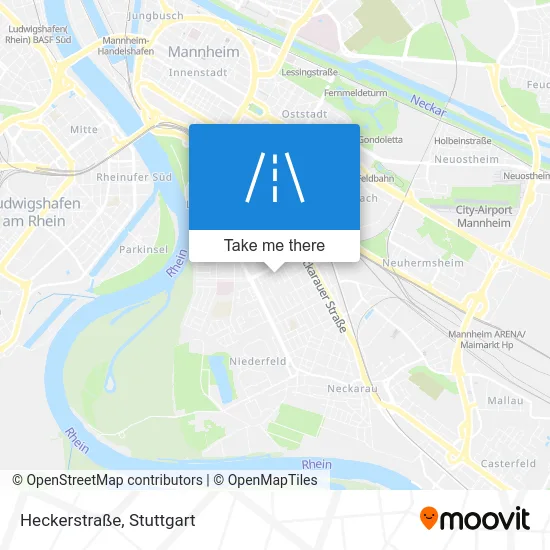 Карта Heckerstraße