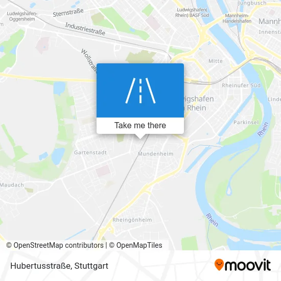 Карта Hubertusstraße