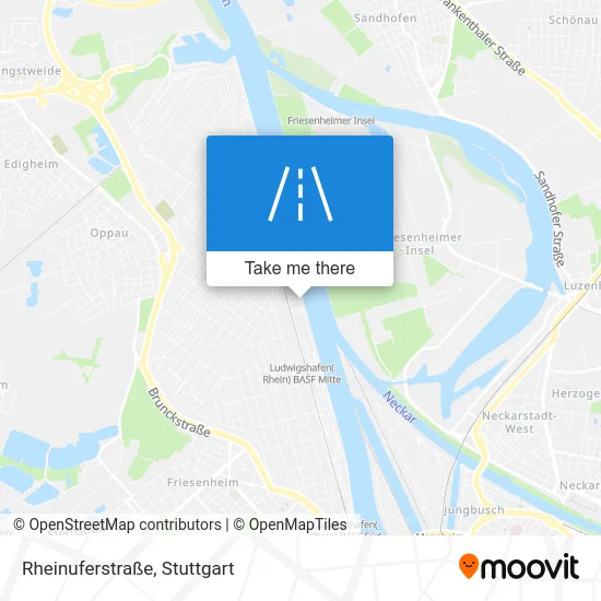 Rheinuferstraße map
