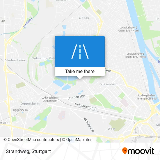 Карта Strandweg