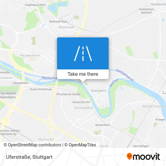 Карта Uferstraße