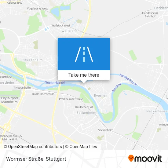 Карта Wormser Straße