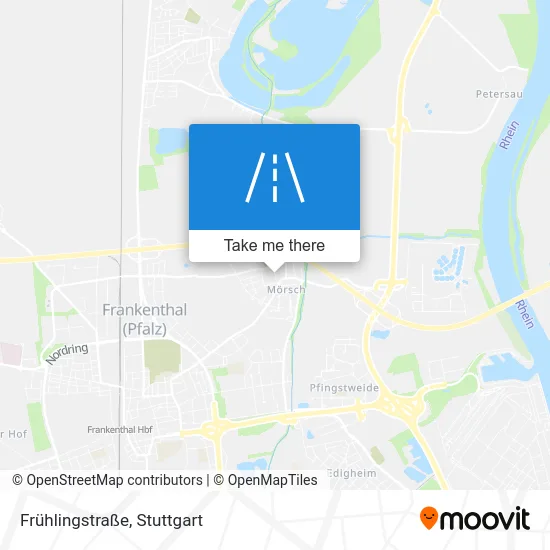 Карта Frühlingstraße