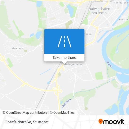 Карта Oberfeldstraße