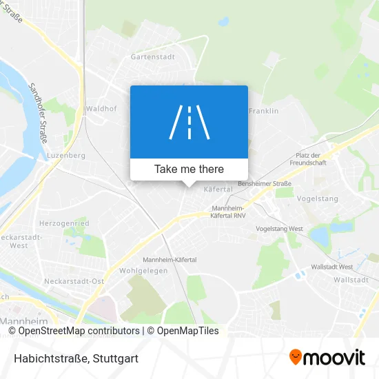 Карта Habichtstraße